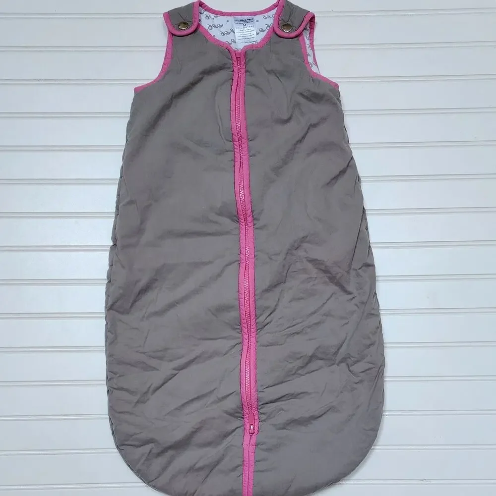 Baby Deedee Sleep Nest Sleep Sack Tog 2.5 Size M (6-18 Months) Gray & Pink